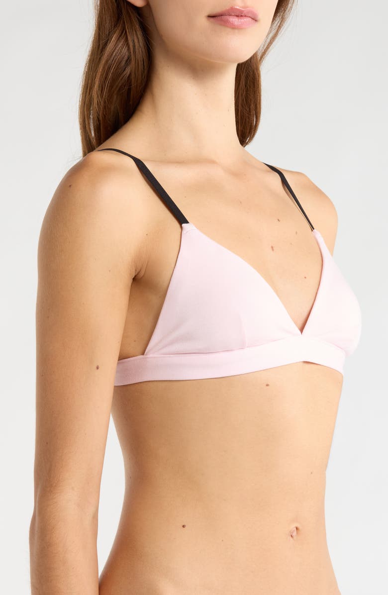 MeUndies FeelFree Triangle Bralette, Alternate, color, Peony