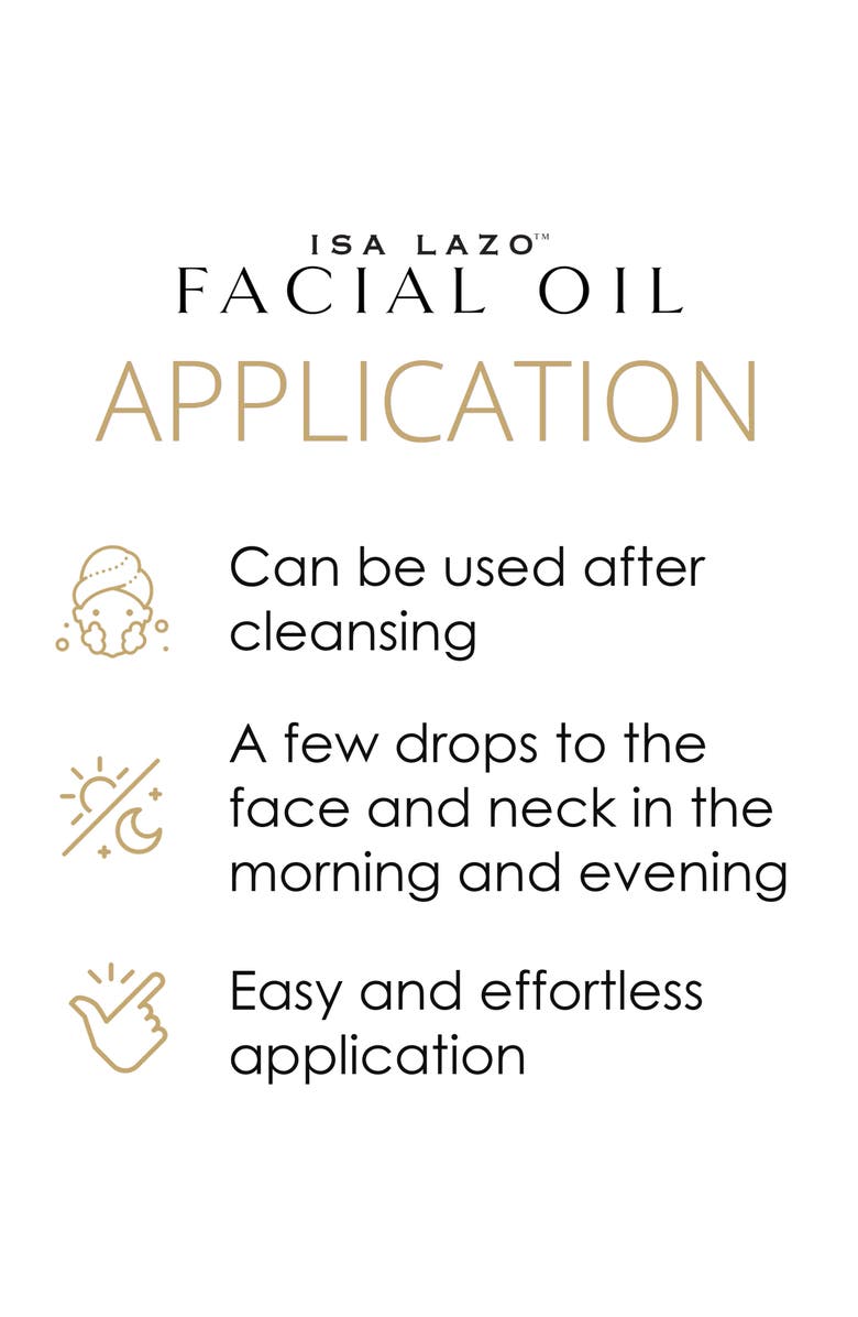 ISA LAZO Facial Oil, Alternate, color, 