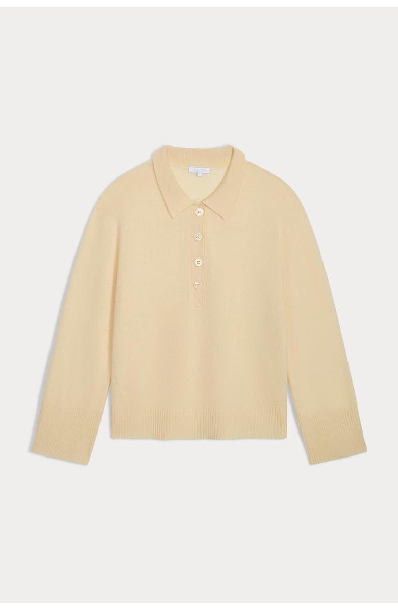 NAKED CASHMERE Jemma Cashmere Polo, Alternate, color, Chiffon