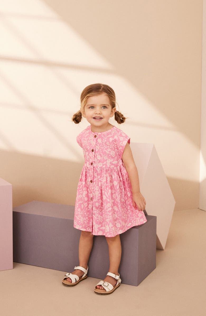 NEXT Kids' Floral Cotton Dress, Alternate, color, 