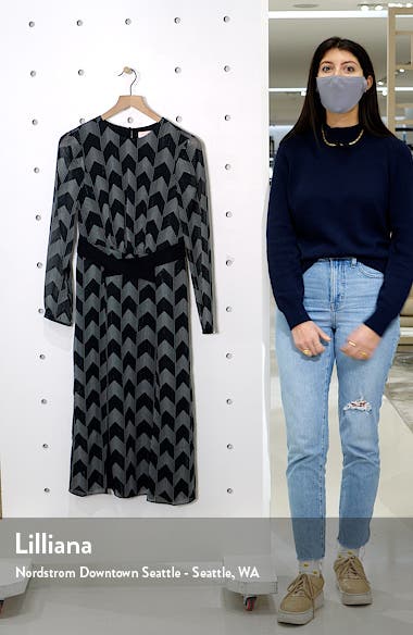 Ted Baker London Atlas Long Sleeve Midi Dress (Women) | Nordstromrack