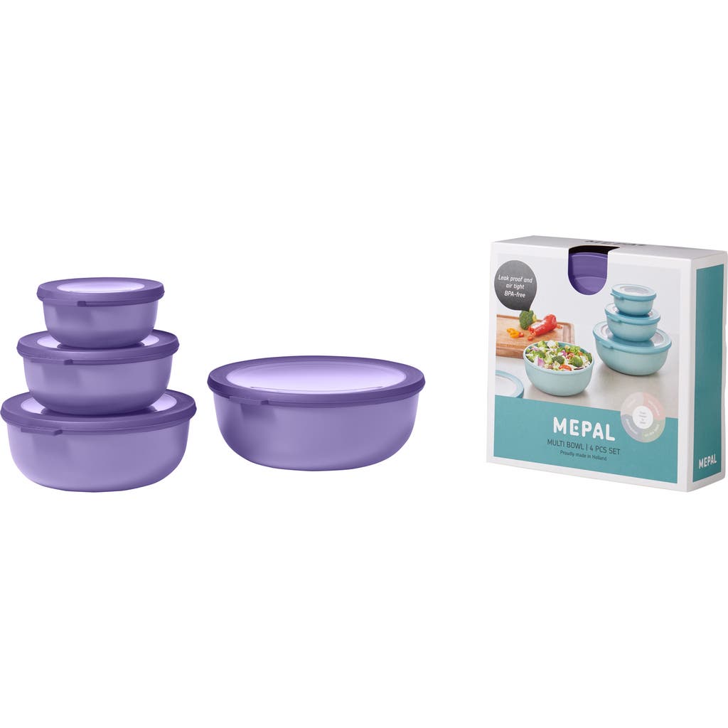 Mepal Cirqula Set Of 4 Storage Bowls