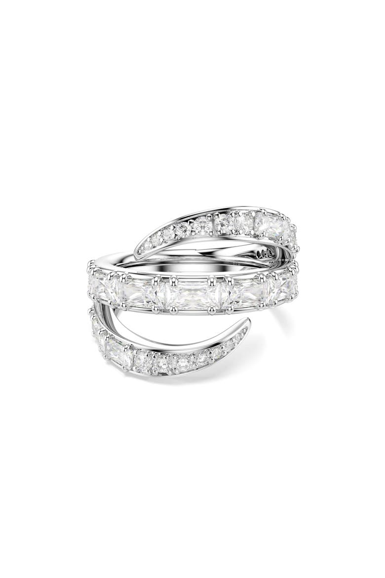 Vienna Crystal Ring, Main, color, WHITE RHODIUM PLATED