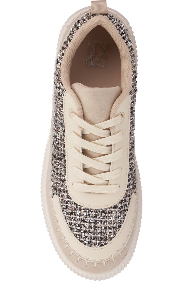 NEW YORK AND COMPANY Twyla Sneaker, Alternate, color, Beige