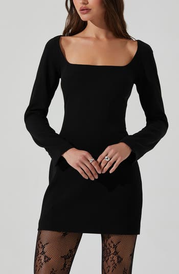 Calanthe Long Sleeve Minidress