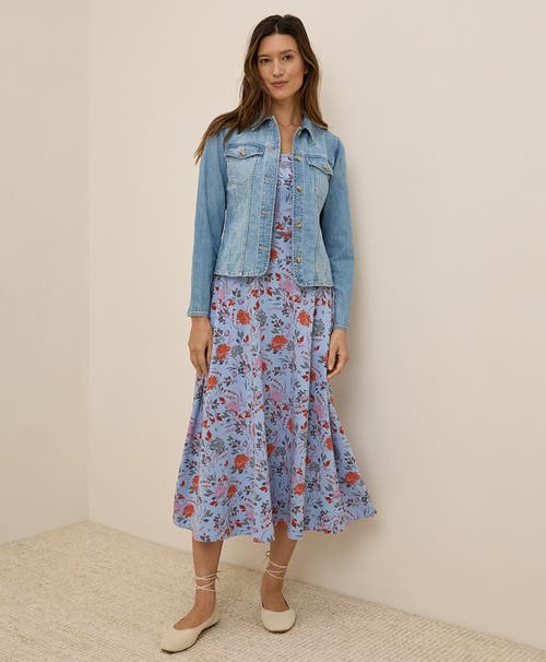 Pact Organic Cotton Fit & Flare Midi Dress