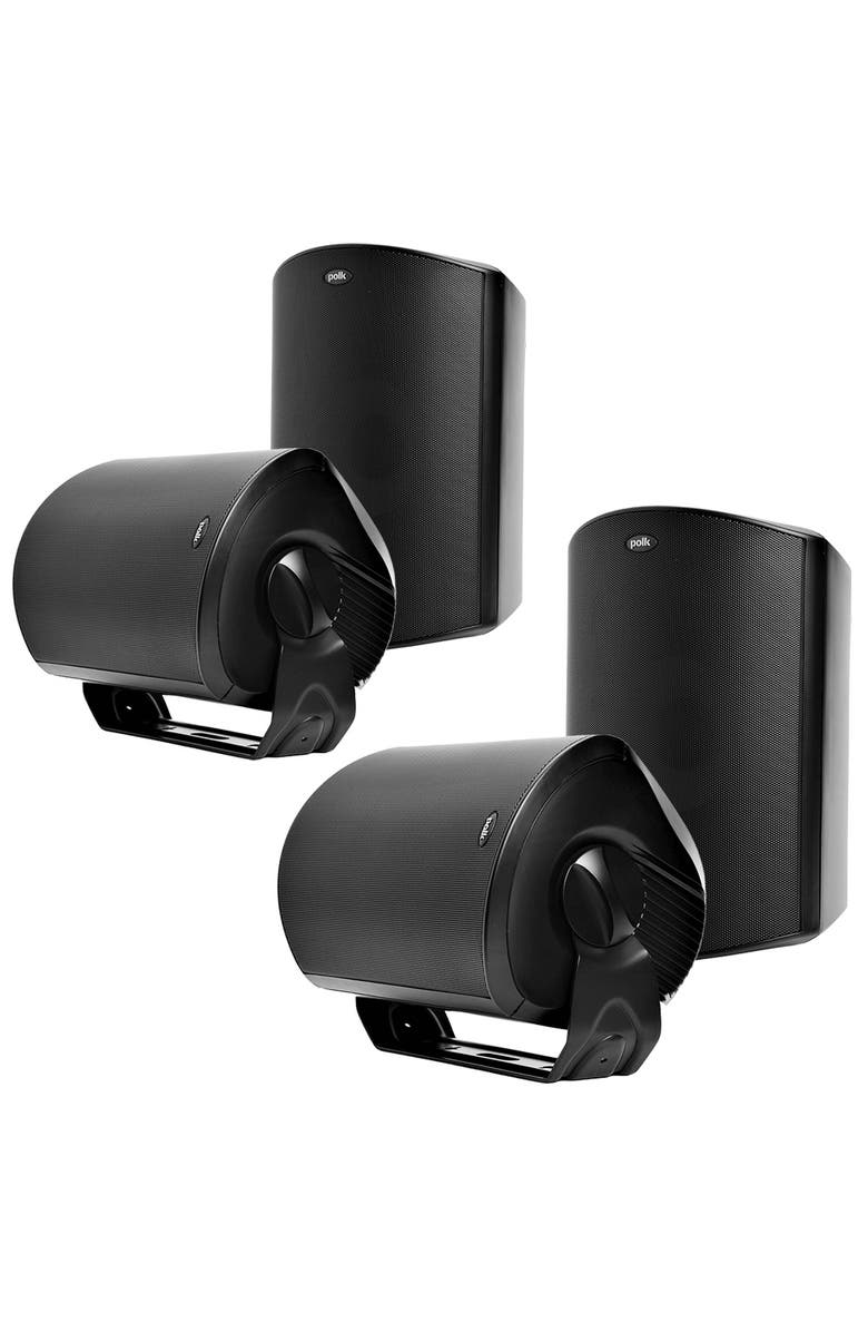 Polk Audio Atrium 8 All Weather Outdoor Loudspeakers - 4 Pack, Main, color, Black