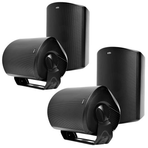 Atrium 8 All Weather Outdoor Loudspeakers - 4 Pack (Black)