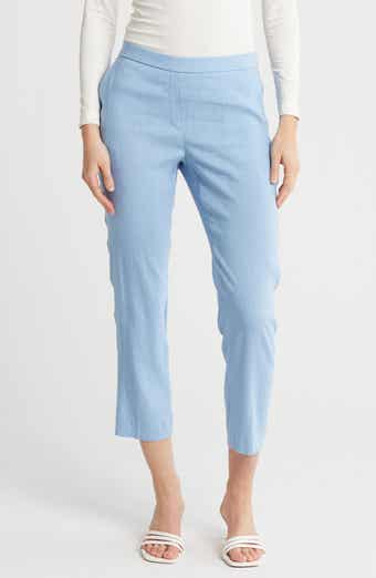 Theory Treeca Stretch Linen Blend Pants