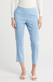 Theory Treeca Stretch Linen Blend Pants