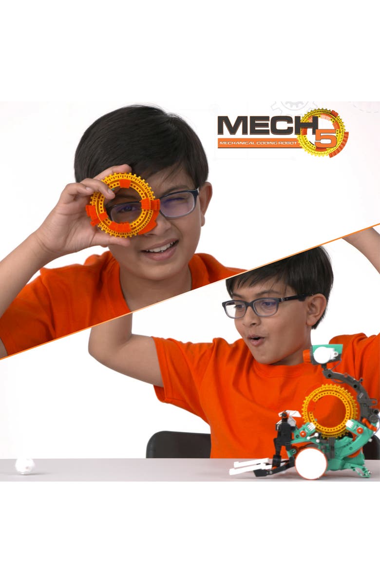 Teach Tech Mech 5 Mechanical Coding Robot, Alternate, color, Multicolored