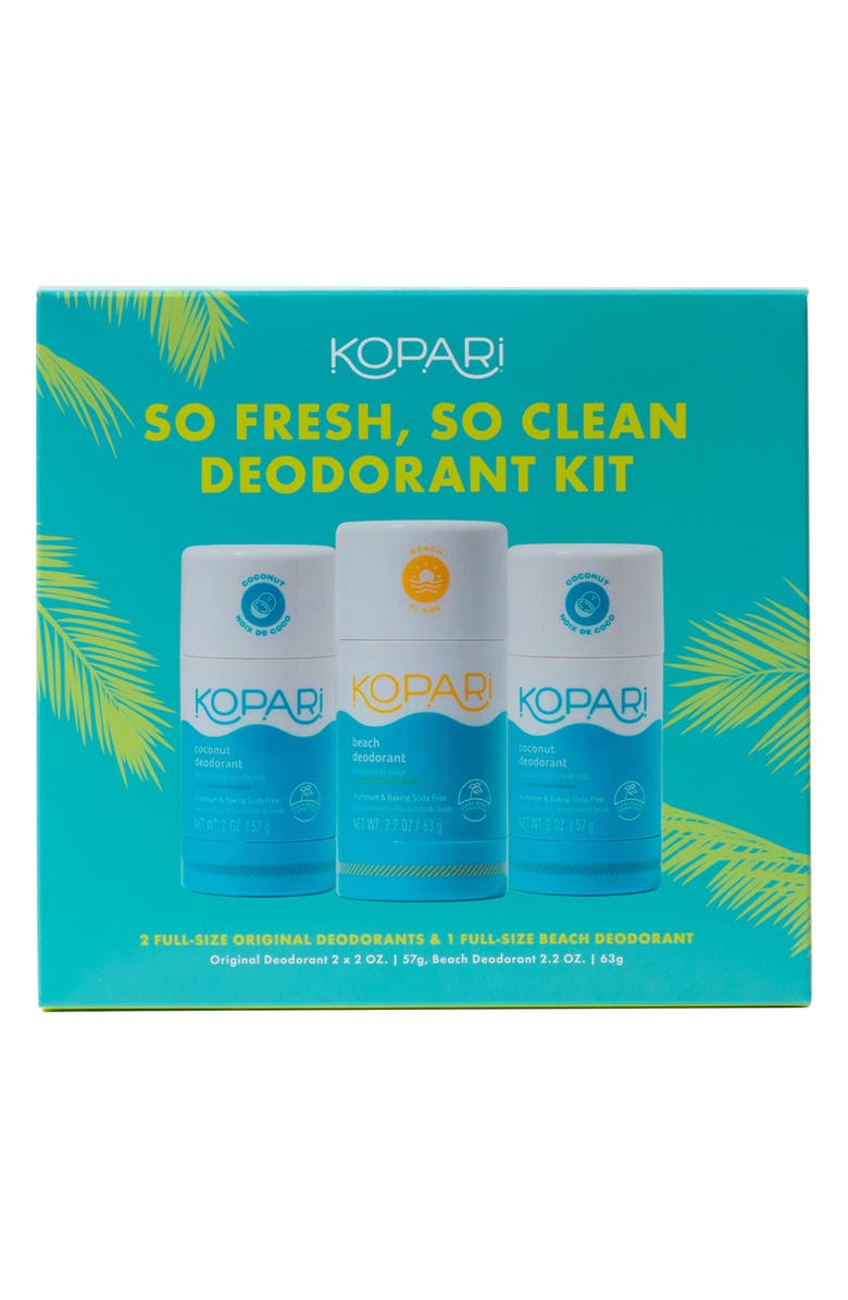 Kopari So Fresh, So Clean Deodorant Set $48 Value, Main, color, 