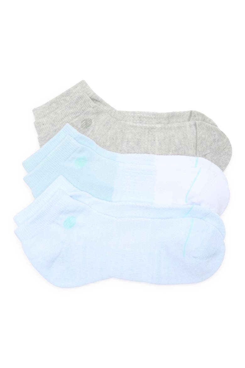 3-Pack Ankle Socks, Main, color, LIGHT BLUE MULTI