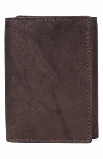 BUXTON RFID Three-Fold Leather Wallet