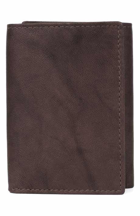 BUXTON RFID Three-Fold Leather Wallet