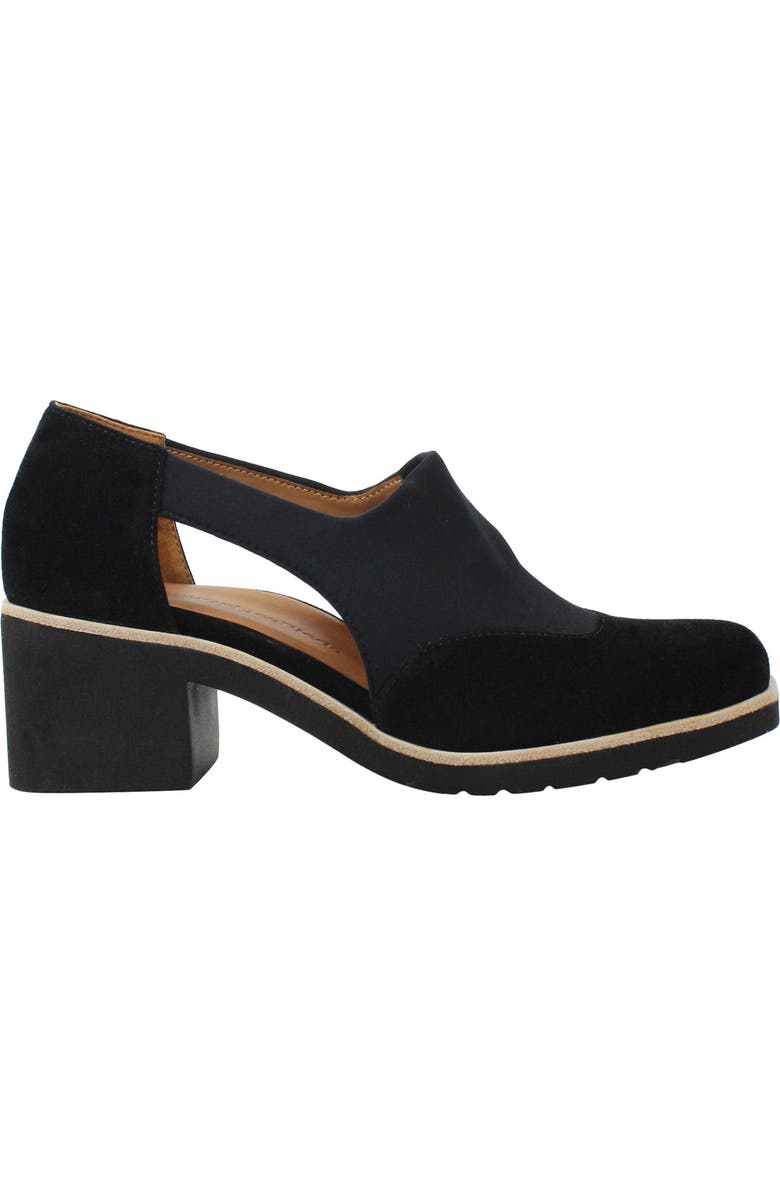 L'Amour des Pieds Questa Cutout Block Heel Loafer, Alternate, color,