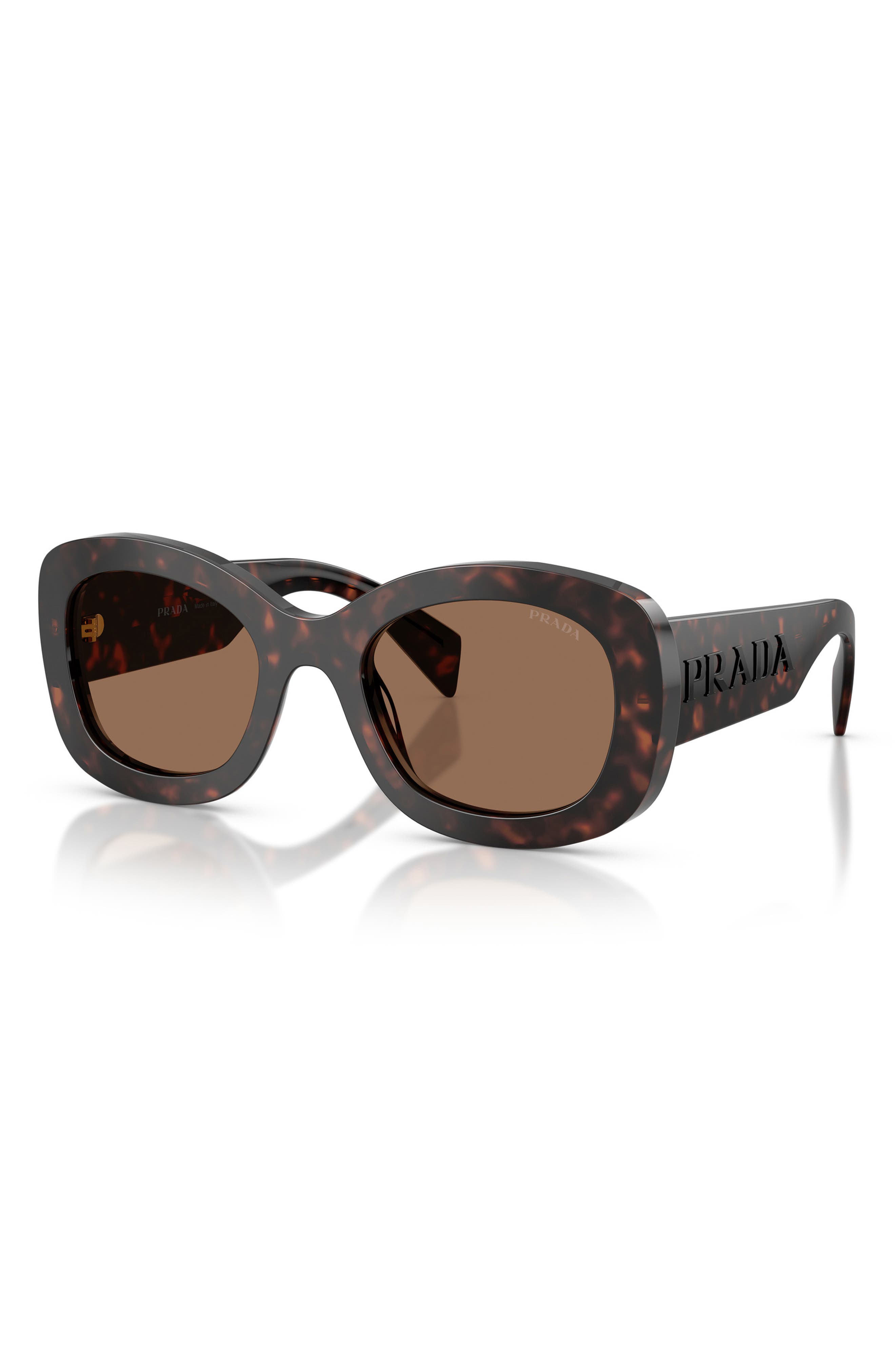 Prada 54mm Oval Sunglasses (Women) | Nordstrom