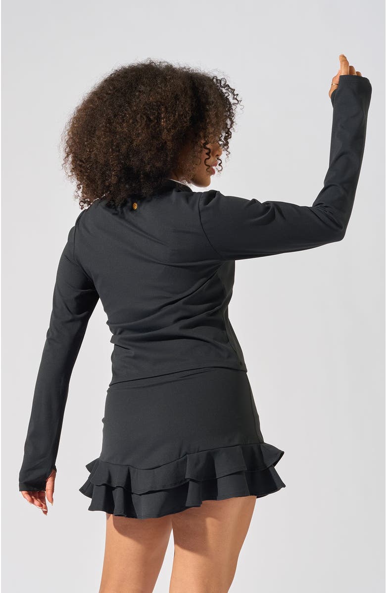 Bobbe Active Volley Long Sleeve Top, Alternate, color, Black