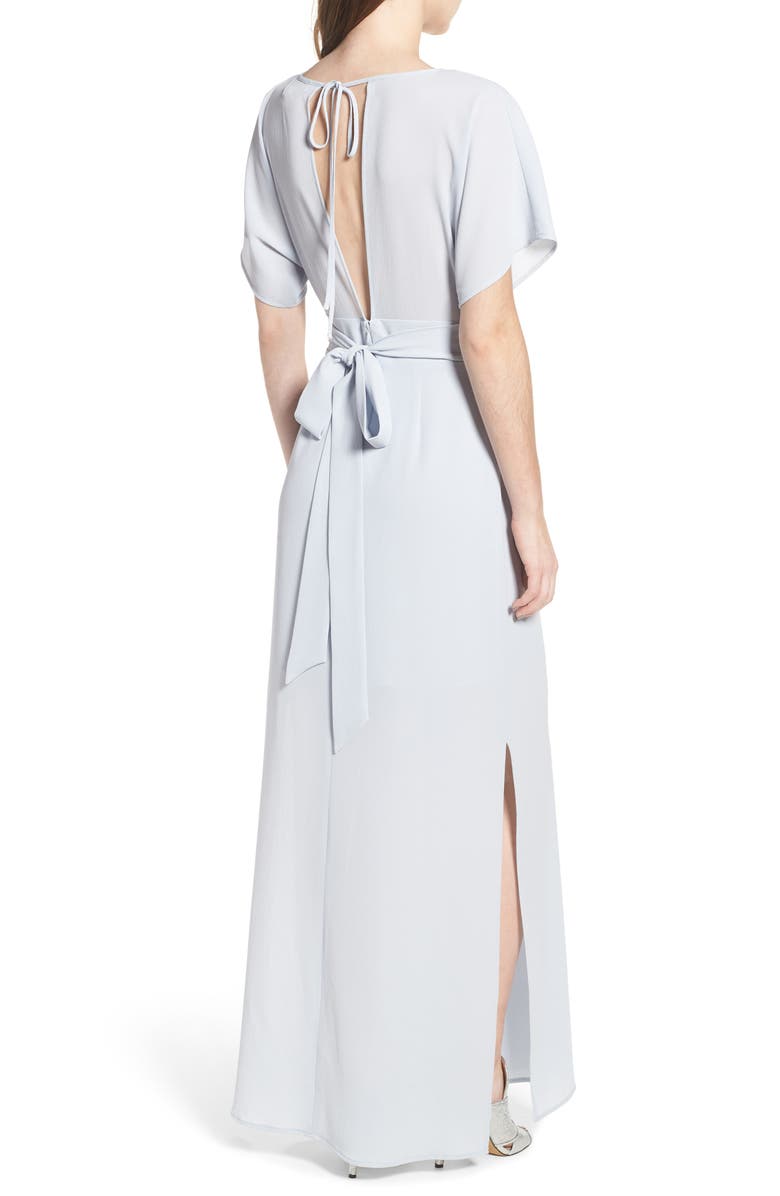 WAYF Carrara Slit Maxi Dress, Alternate, color, 