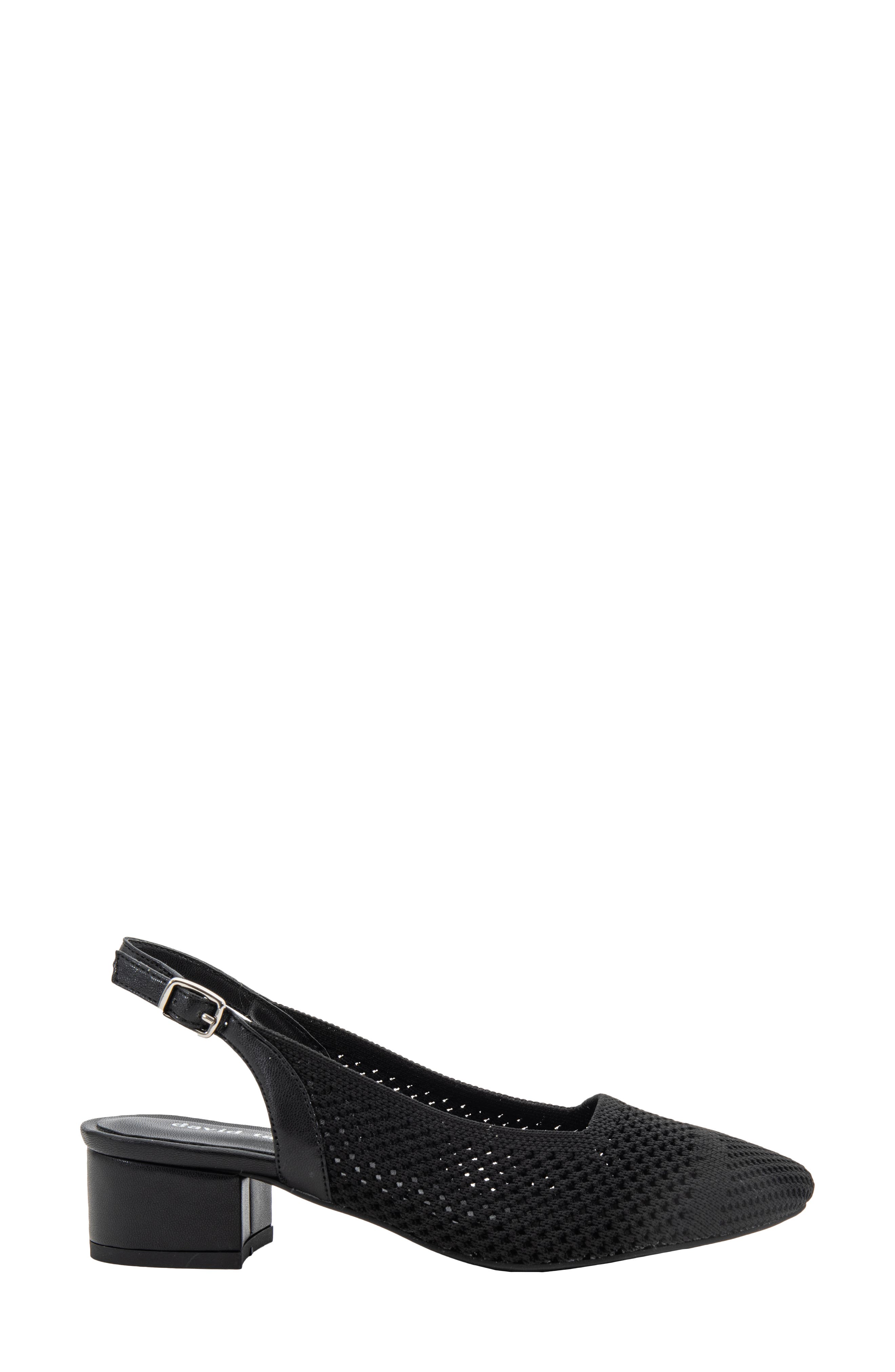 David Tate Glenna Slingback Sandal, Alternate, color, Black