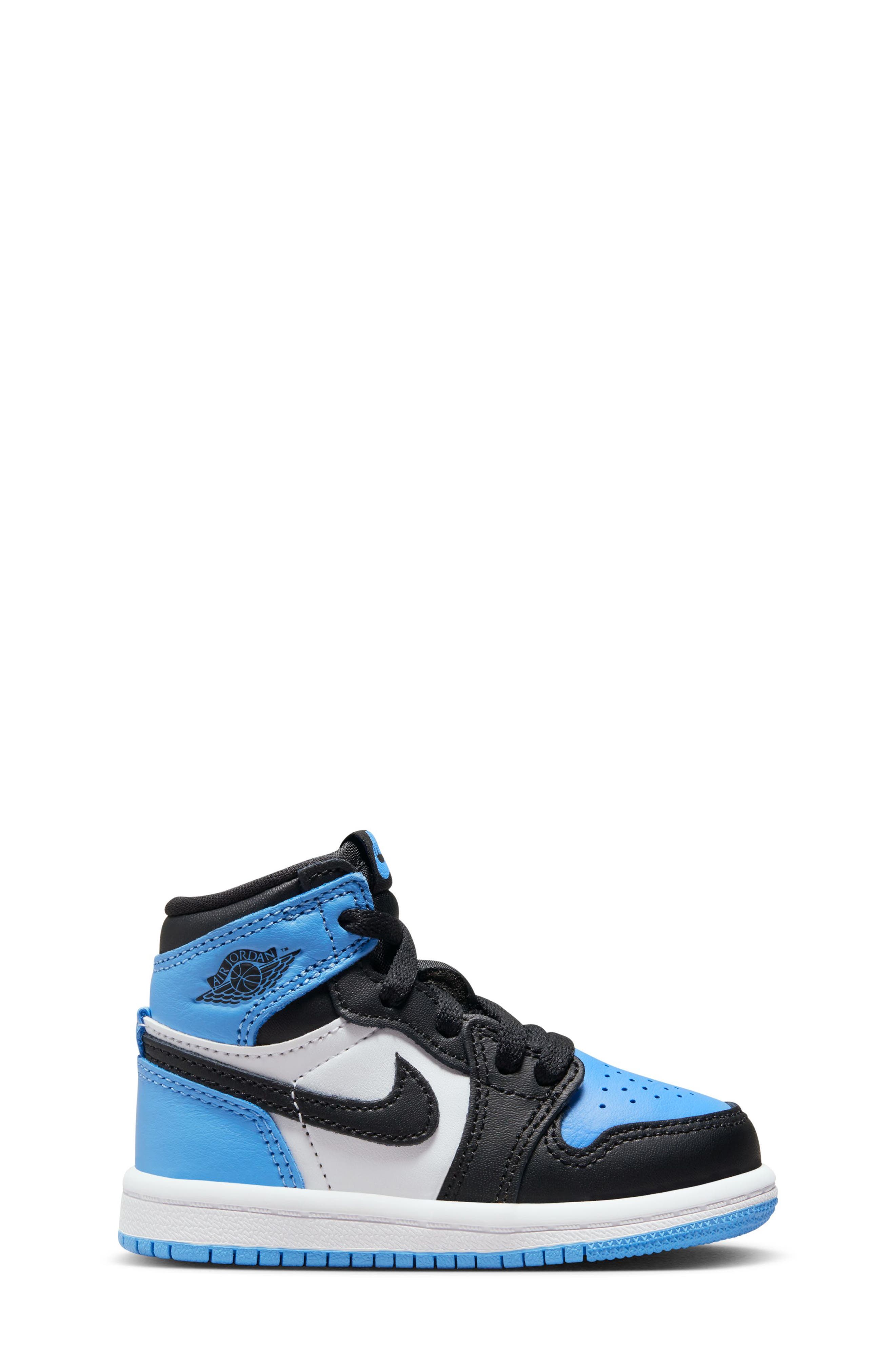 Kids' Air Jordan 1 Retro High OG Basketball Sneaker, Alternate, color, UNIVERSITY BLUE/ BLACK/ WHITE