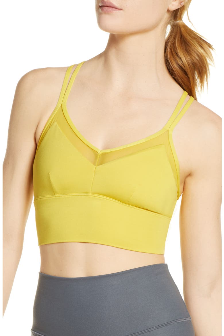 Sneak Long Bra, Main, color, SULPHUR