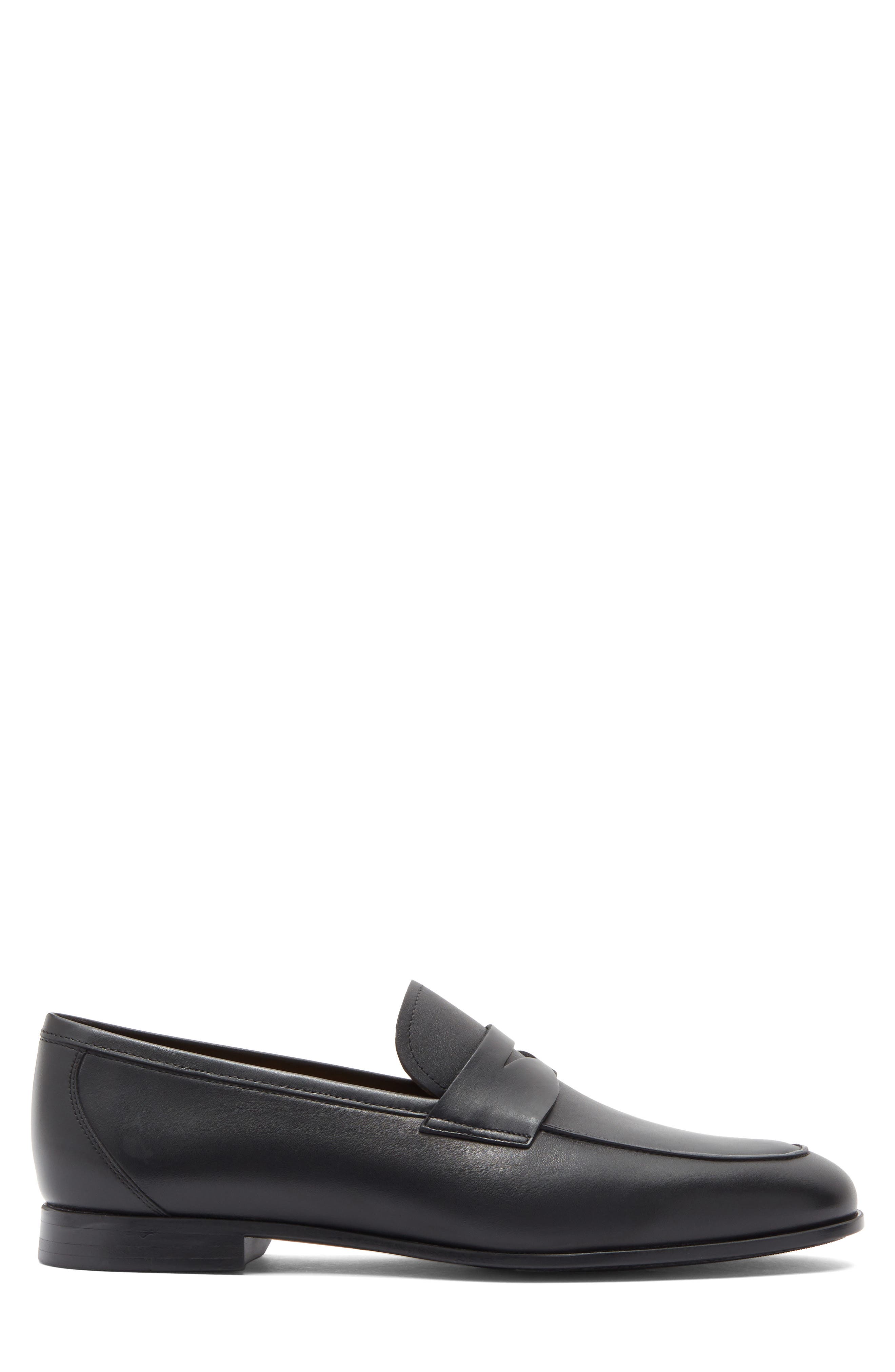 Magnanni Tavarez Penny Loafer, Alternate, color, Black