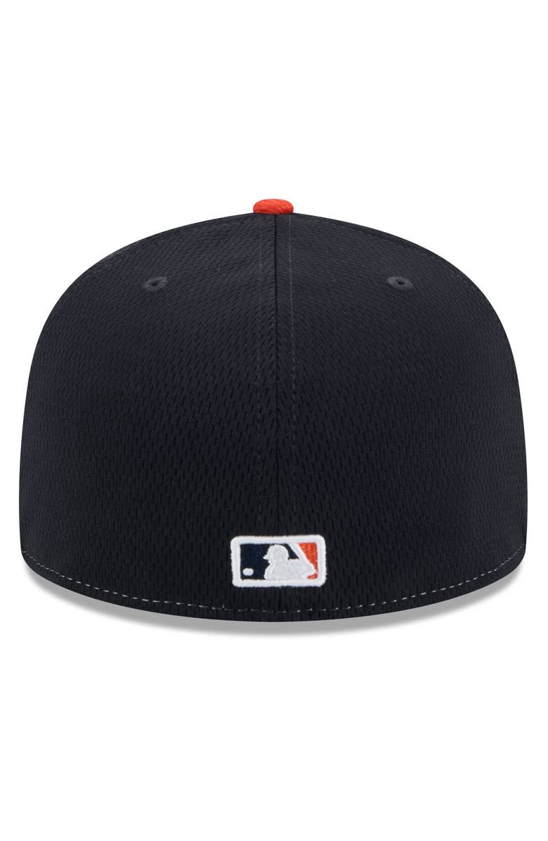 New Era Men's New Era Navy/Orange Detroit Tigers 2025 MLB Clubhouse 59FIFTY Fitted Hat, Alternate, color, 