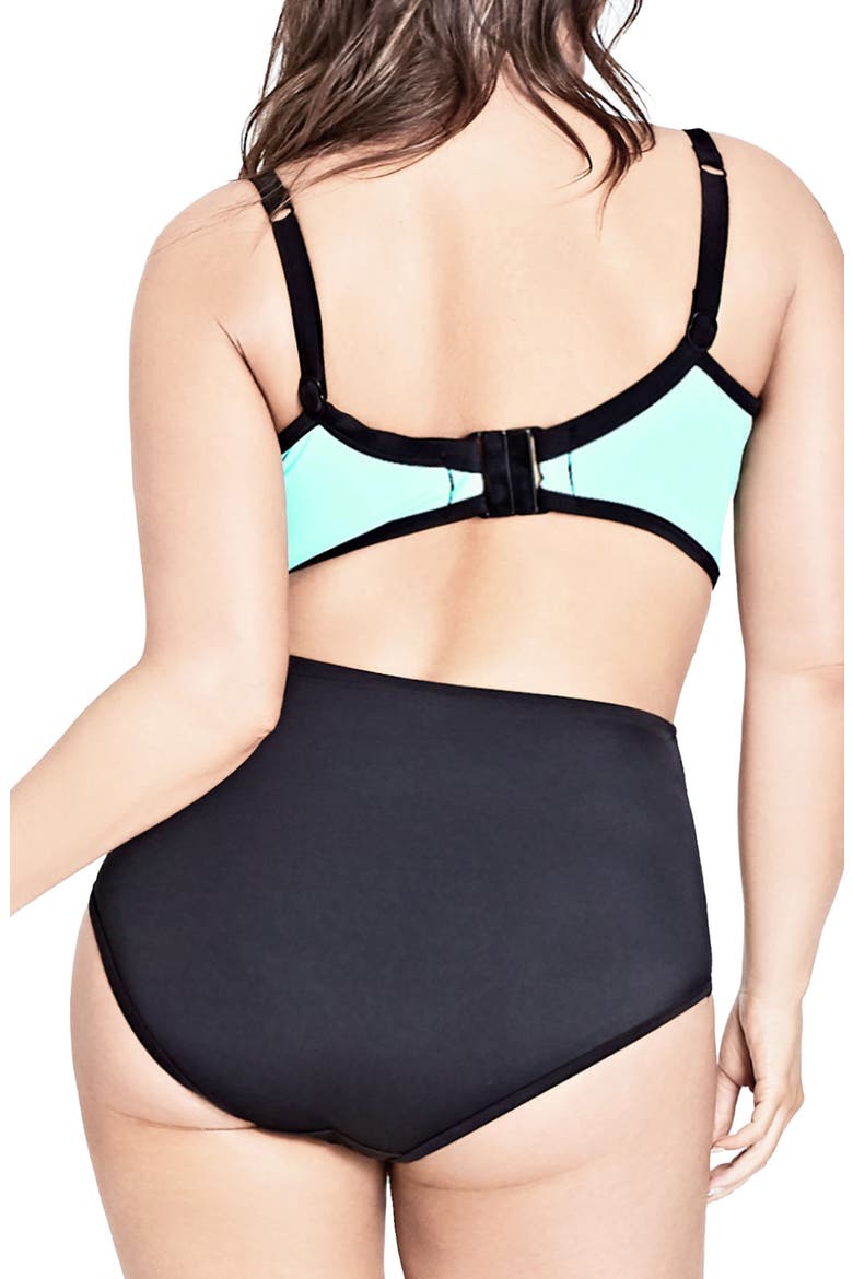 Summer Splice Bikini Bottoms, Alternate, color, PEACHY