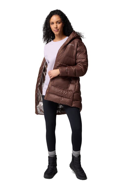 Columbia Harmony Falls Water Repellent 650 Fill Power Jacket In Brown