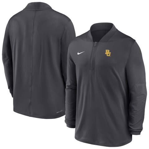 Men's Nike  Anthracite Baylor Bears Dri-FIT Half-Zip Pullover