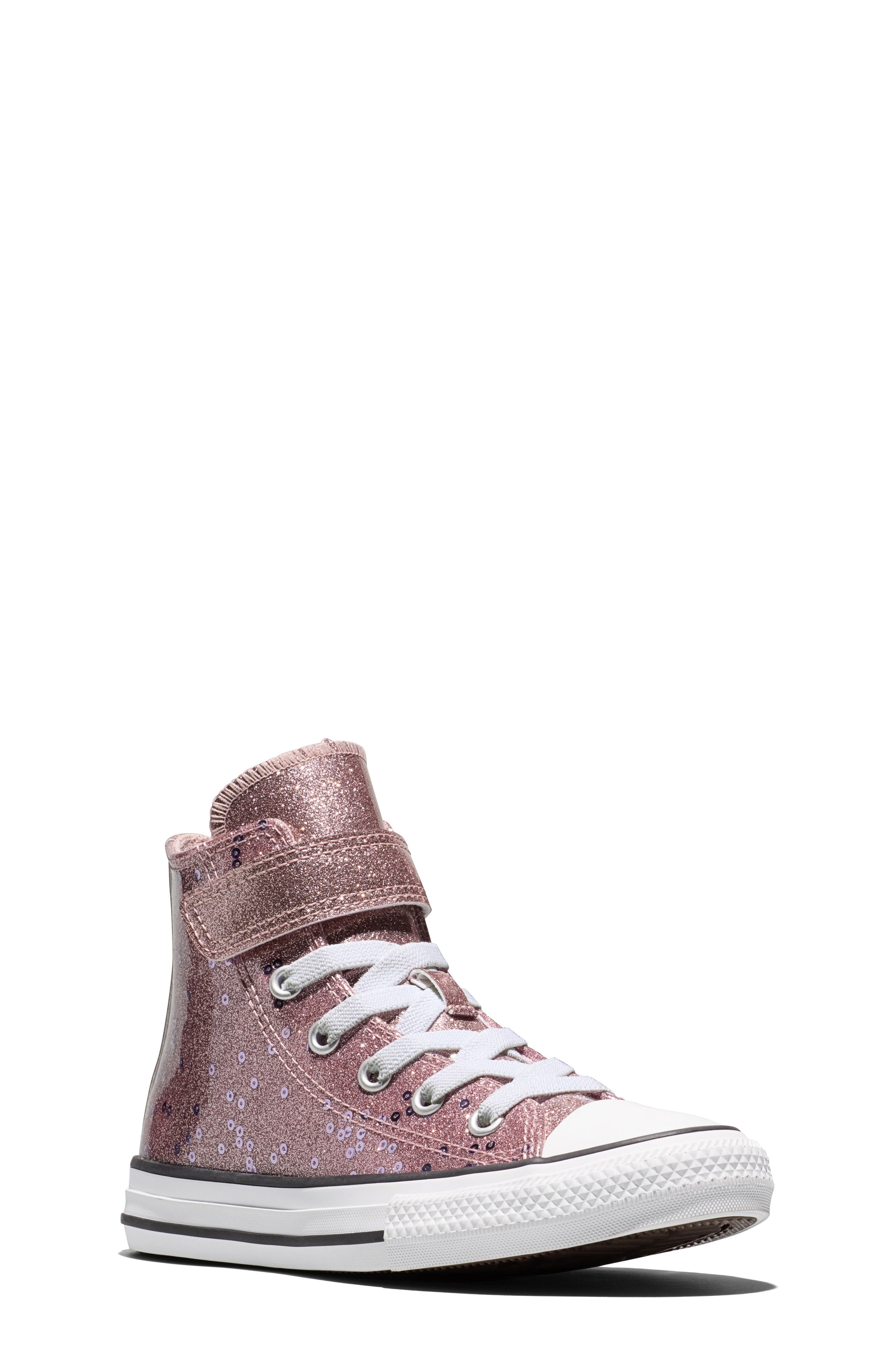 Kids' Chuck Taylor All Star Easy-On High Top Sneaker, Main, color, PETAL PIT/ APRICOT/ AMETHYST