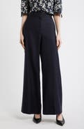 Theory Mid Rise Wide Leg Pants