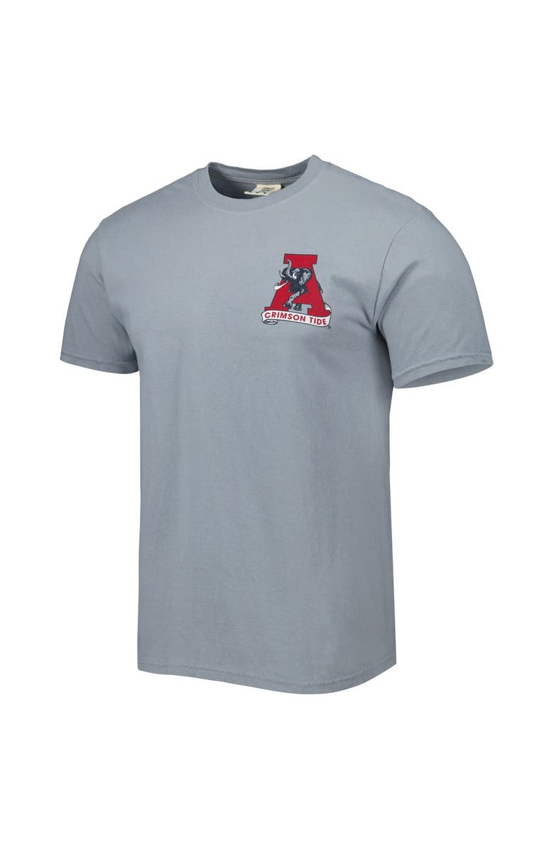 IMAGE ONE Men's Graphite Alabama Crimson Tide Vault State Comfort T-Shirt, Alternate, color, Graphite