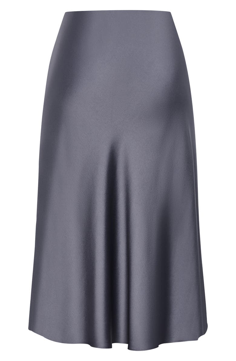 City Chic Miranda Midi Skirt, Alternate, color, Slate