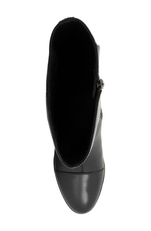 Trotters Alexis Cap Toe Knee High Boot In Black