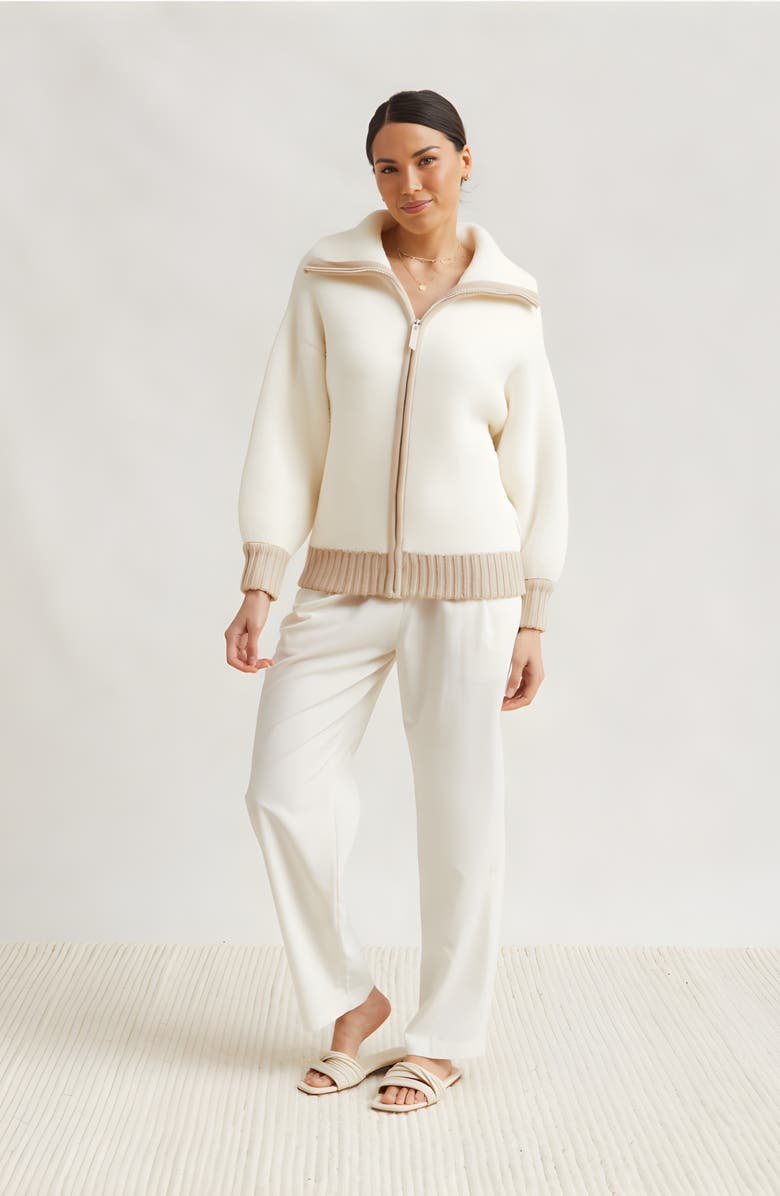 Kashwere Apparel Cozy Full Zip Jacket, Alternate, color,