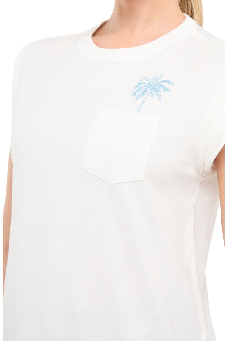Annabelle Muscle Tee, Alternate, color, SNOW WHITE LAS PALMAS