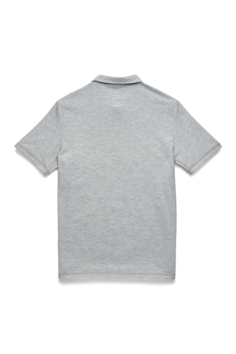 Ryan Pique Polo, Alternate, color, Heather Grey