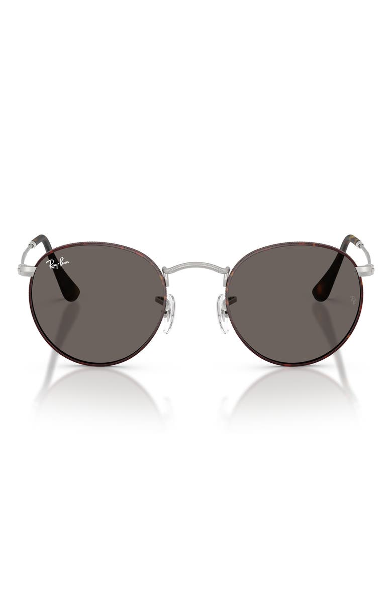 Ray-Ban Icons 53mm Retro Sunglasses, Main, color, Matte Havana On Matte Silver