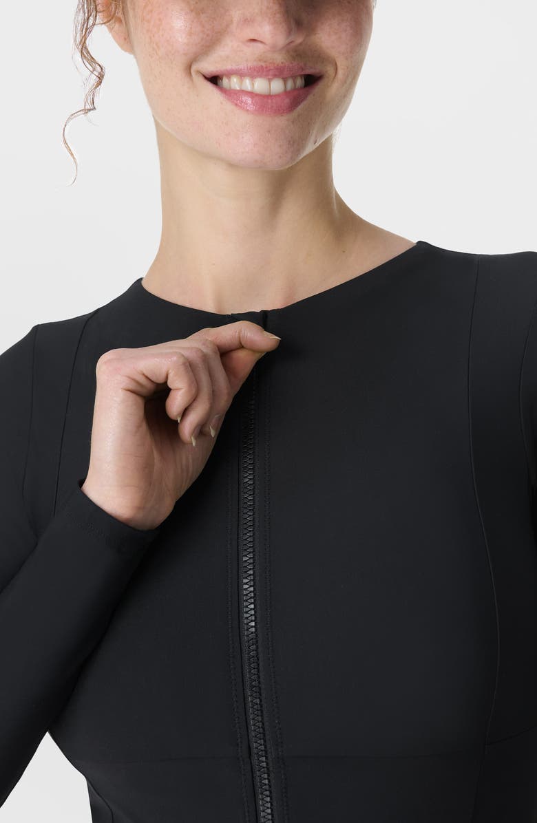 Sweaty Betty Tide Zip Through One-Piece Swimsuit, Alternate, color,