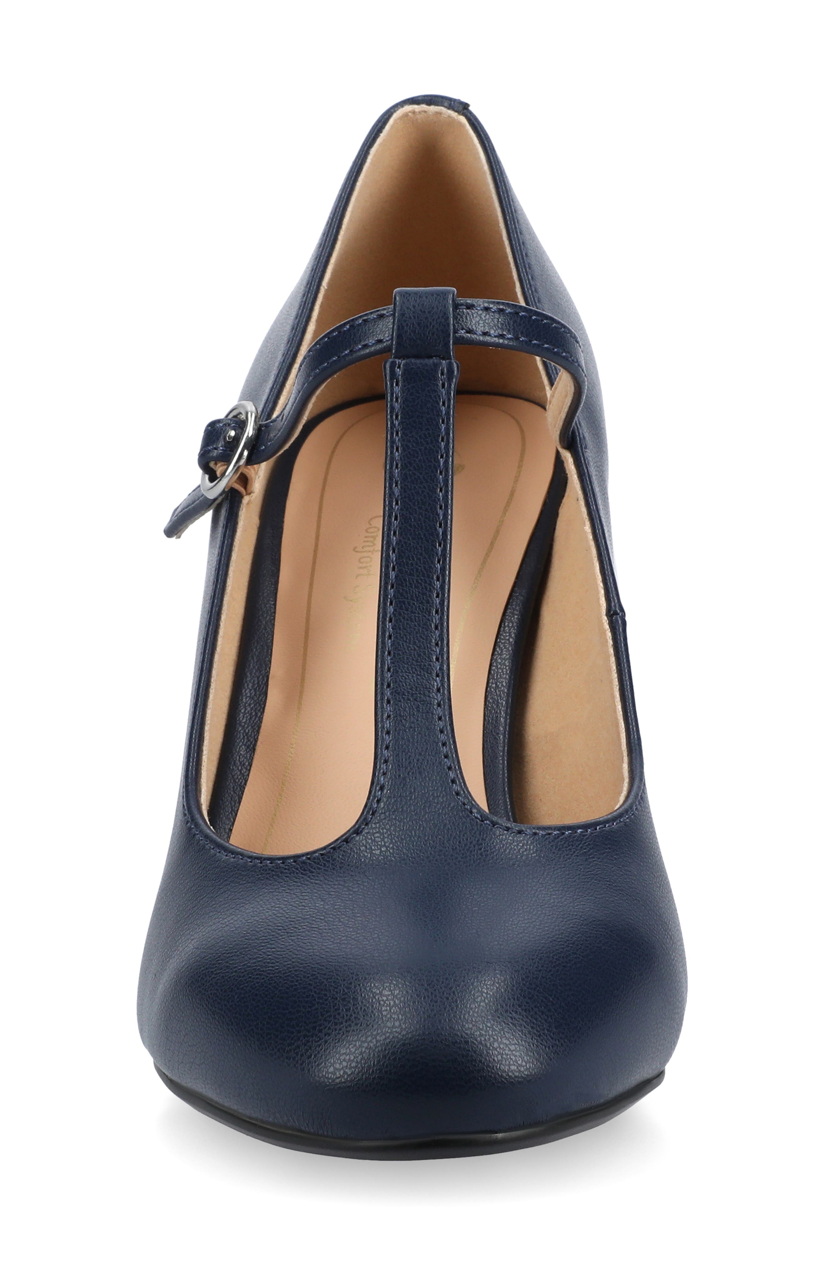 Talani T-Strap Pump, Alternate, color, NAVY