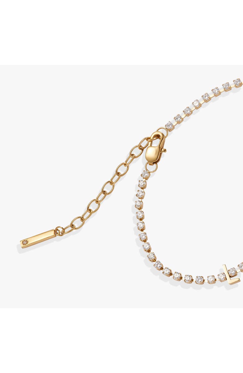 Alex and Ani Love Tennis Bracelet, Alternate, color, Gold