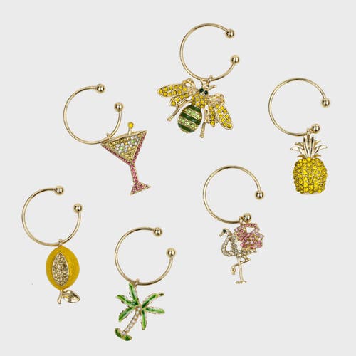 Joanna Buchanan Celestial Wine Charms In Gold
