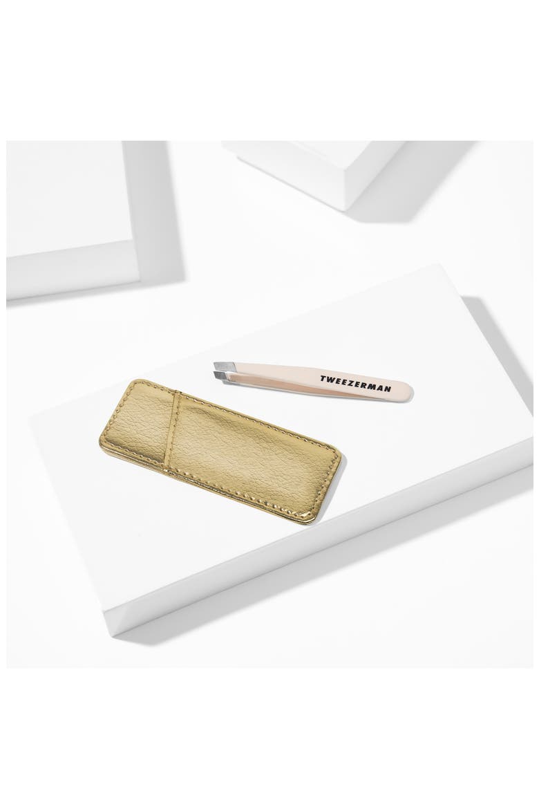Evening Glow Mini Slant Tweezer & Case Set, Alternate, color, NO COLOR