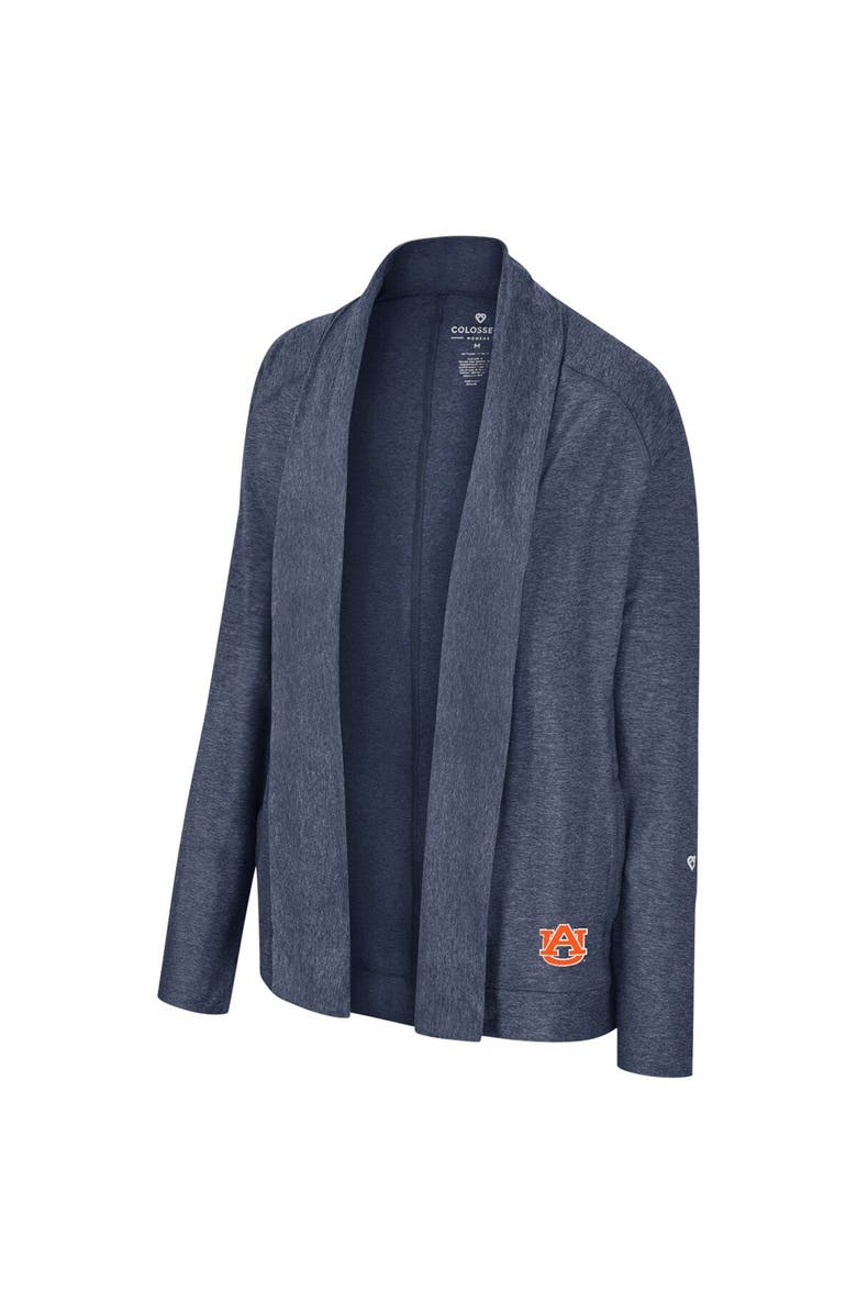 COLOSSEUM Women's Colosseum Navy Auburn Tigers Morningside Cardigan Sweater, Alternate, color, Navy