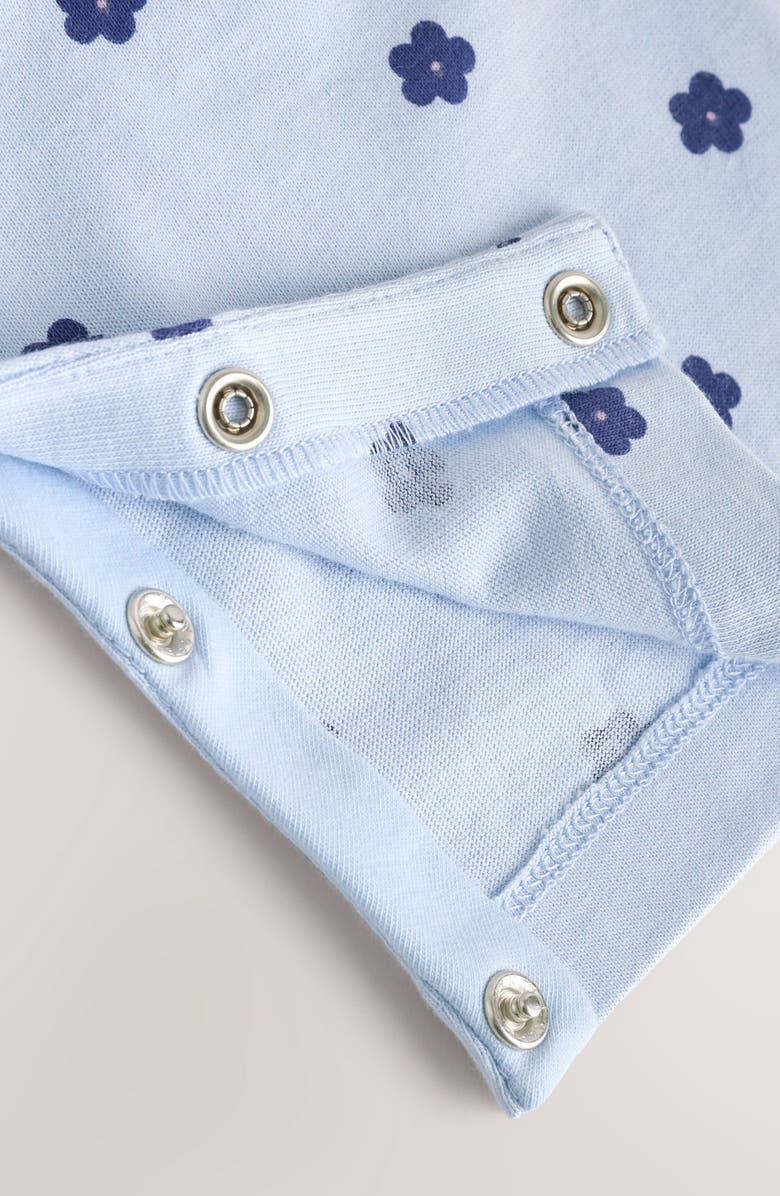 NEXT Flower Romper & Bodysuit Set, Alternate, color, Blue