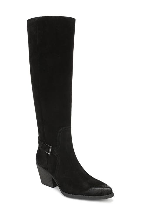 Wren Buckle Knee High Boot (Women) (Regular & Wide Calf)