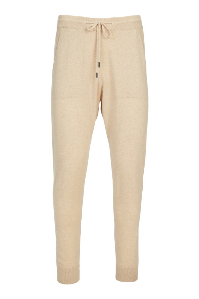 Men's Cashmere Jogger, Alternate, color, beige