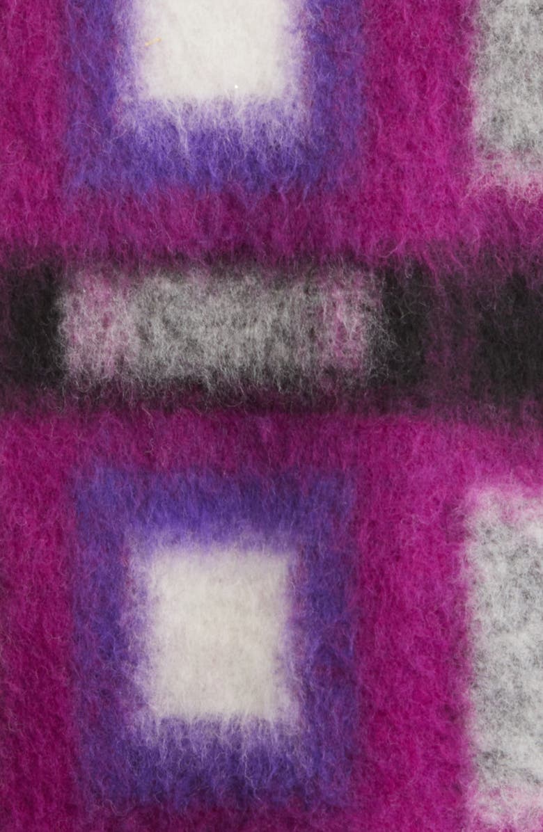 BLANKNYC Plaid Wool Blend Crop Shacket, Alternate, color,